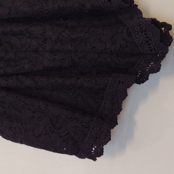 Xhilaration Black Lace Romper size XS - Picture 7 of 16